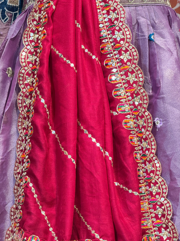 TISSUE ELEPHANTH ROYAL LEHENGA SET