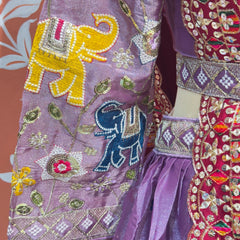 TISSUE ELEPHANTH ROYAL LEHENGA SET