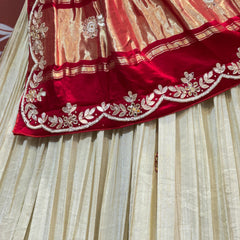 PURE TISSUE LEHENGA WITH PURE GAZI DUPATTA