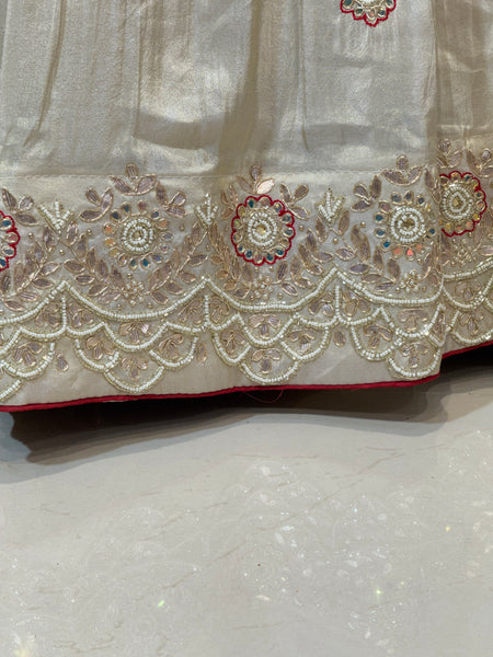 PURE TISSUE LEHENGA WITH PURE GAZI DUPATTA