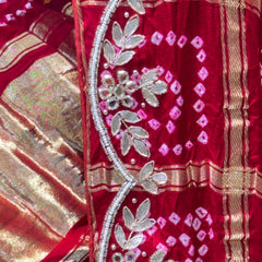 PURE TISSUE LEHENGA WITH PURE GAZI DUPATTA