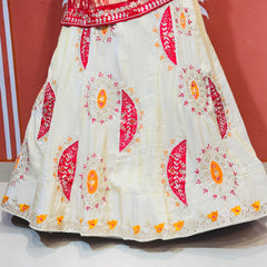 PURE TISSUE LEHENGA WITH PURE GAZI DUPATTA
