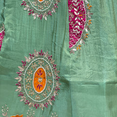 PURE TISSUE LEHENGA WITH PURE GAZI DUPATTA