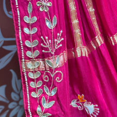 PURE TISSUE LEHENGA WITH PURE GAZI DUPATTA