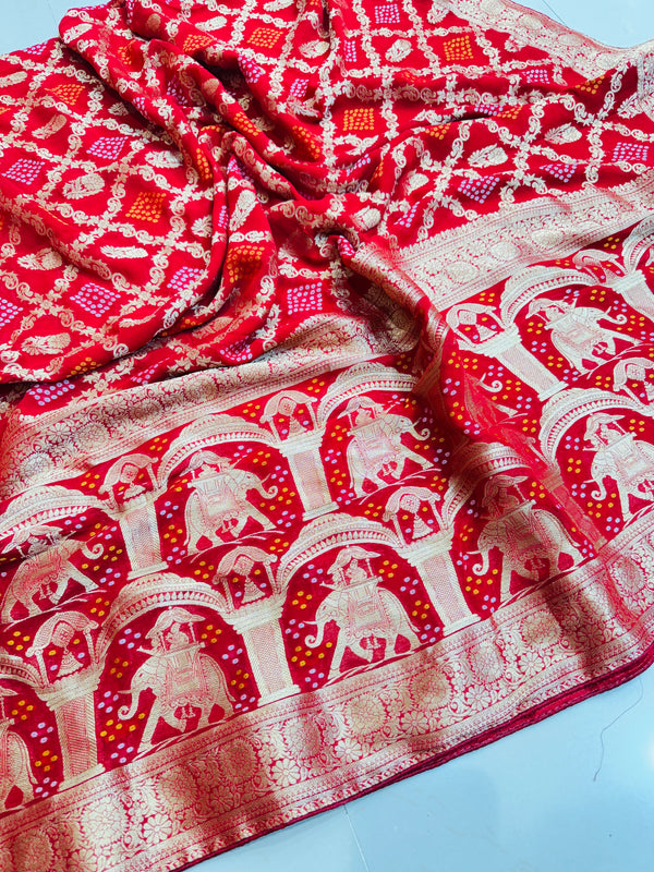 PURE VISCOS KHADDI GEORGETTE DUPATTA
