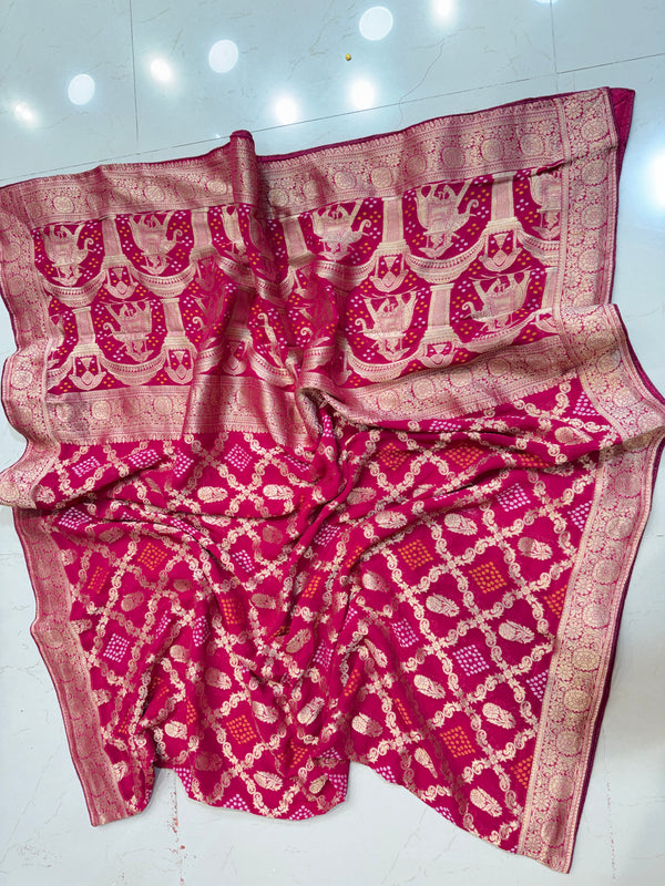 PURE VISCOS KHADDI GEORGETTE DUPATTA