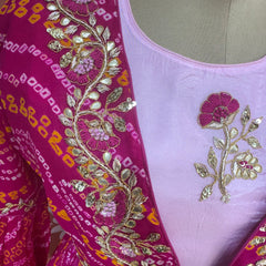 PURE UPADA SILK AN RAI BHANDEJ INDO WESTERN