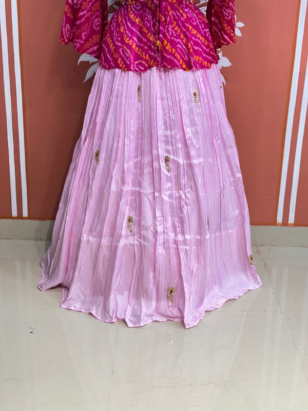 PURE UPADA SILK AN RAI BHANDEJ INDO WESTERN