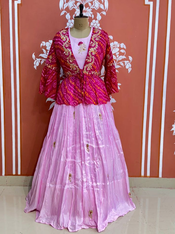 PURE UPADA SILK AN RAI BHANDEJ INDO WESTERN