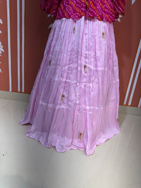 PURE UPADA SILK AN RAI BHANDEJ INDO WESTERN