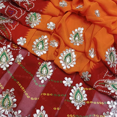 CHUNARI PEELIYA SAREE