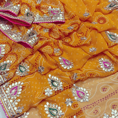 CHUNARI PEELIYA SAREE