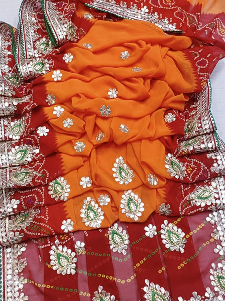 CHUNARI PEELIYA SAREE