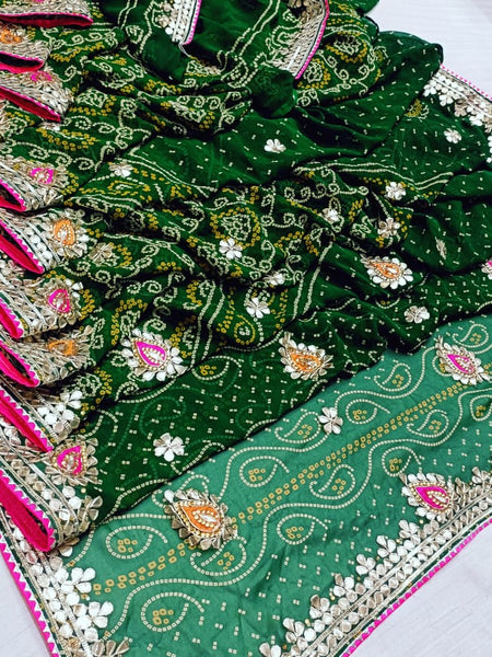 CHUNARI PEELIYA SAREE