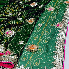 CHUNARI PEELIYA SAREE