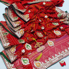 CHUNARI PEELIYA SAREE