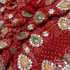 CHUNARI PEELIYA SAREE
