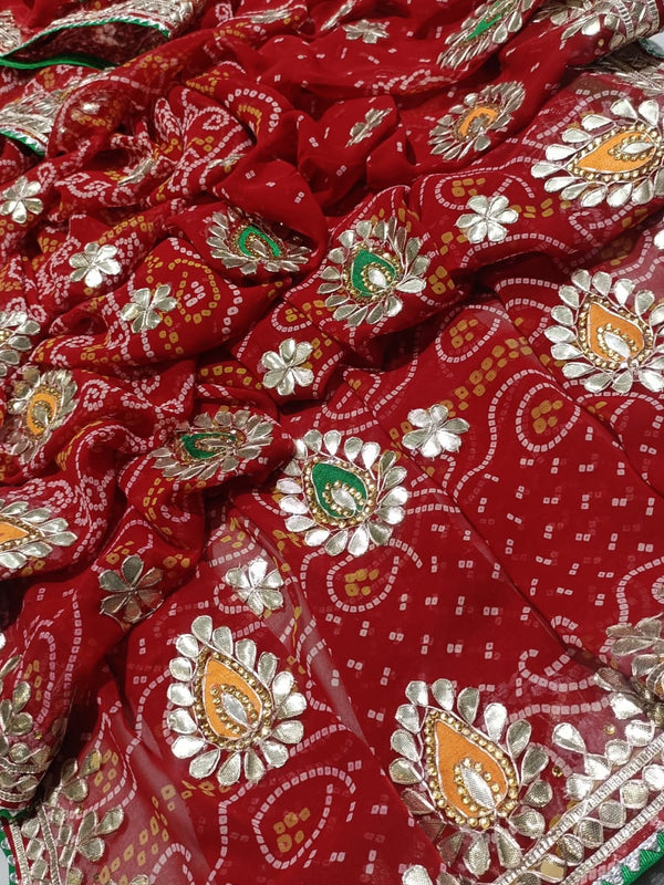 CHUNARI PEELIYA SAREE
