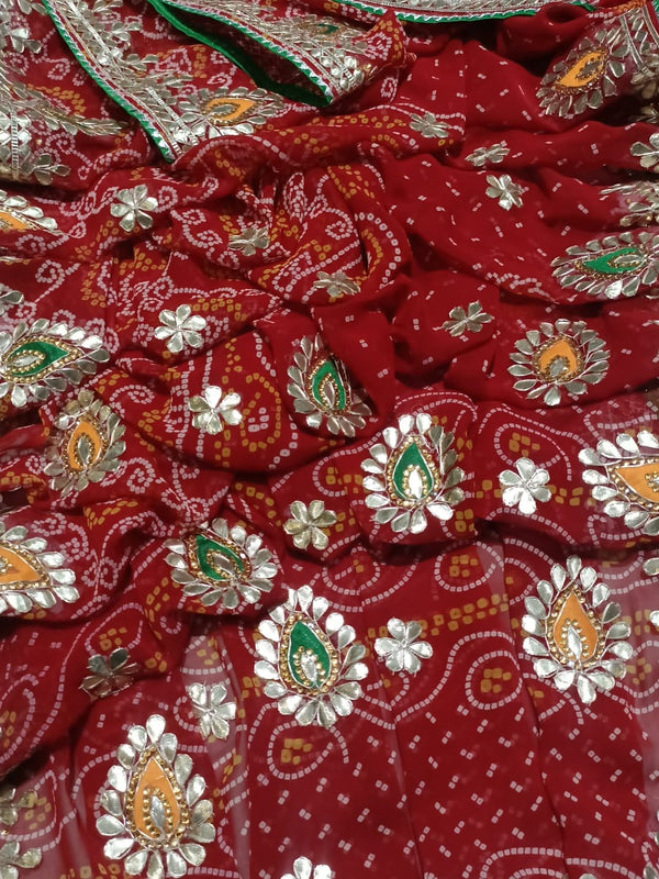 CHUNARI PEELIYA SAREE