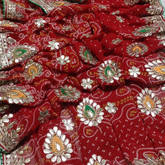 CHUNARI PEELIYA SAREE