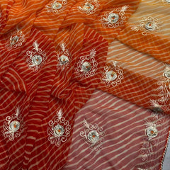 LEHERIYA VINTAGE BOOTE SAREE