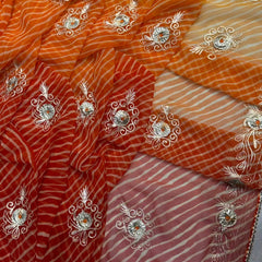 LEHERIYA VINTAGE BOOTE SAREE