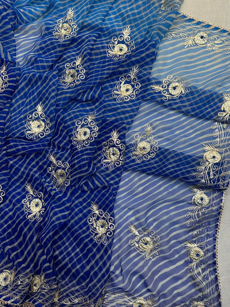 LEHERIYA VINTAGE BOOTE SAREE