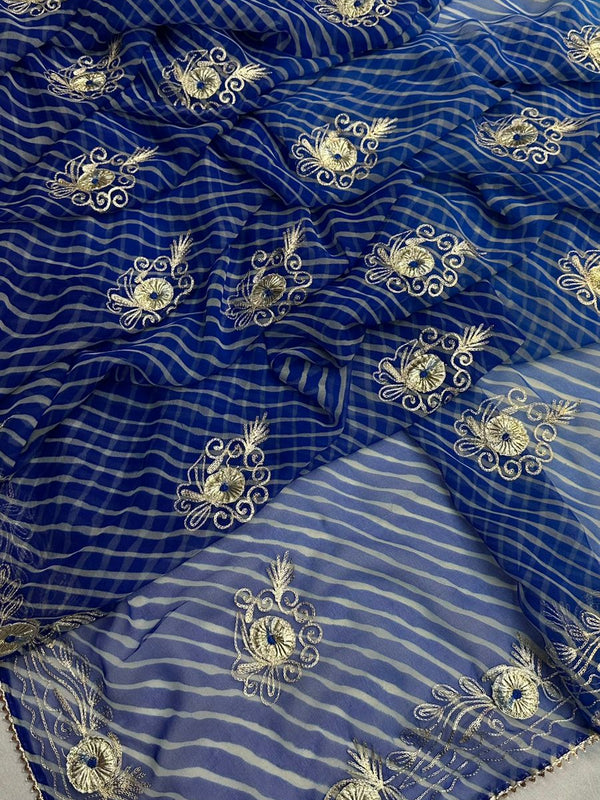 LEHERIYA VINTAGE BOOTE SAREE