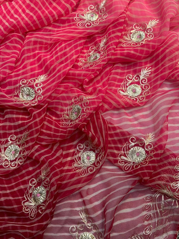 LEHERIYA VINTAGE BOOTE SAREE