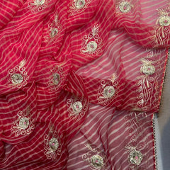 LEHERIYA VINTAGE BOOTE SAREE