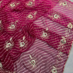 LEHERIYA VINTAGE BOOTE SAREE