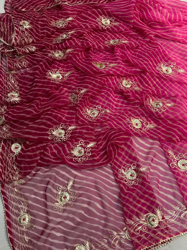 LEHERIYA VINTAGE BOOTE SAREE