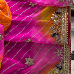 LEHERIYA VINTAGE BOOTE SAREE