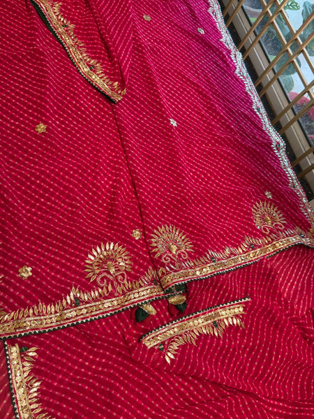 MOTHRA GOTA PATTI SAREE