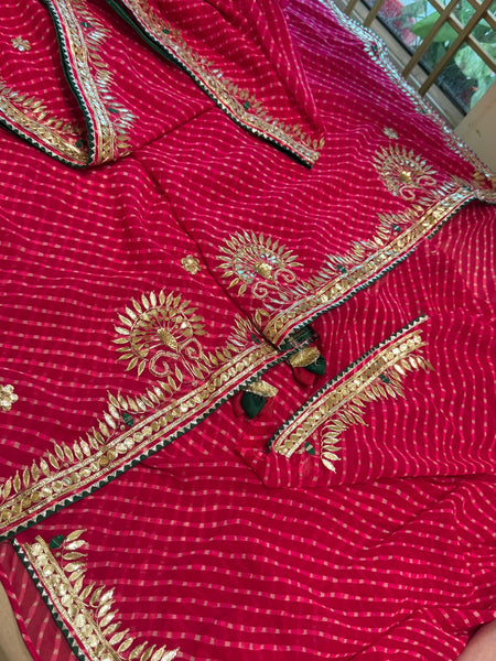 MOTHRA GOTA PATTI SAREE