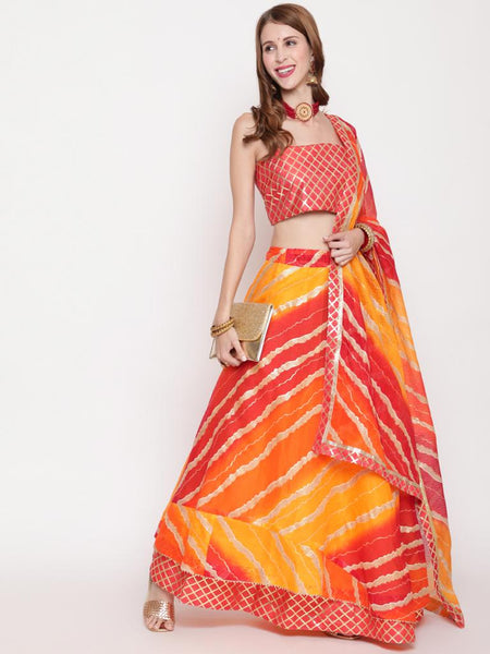 KOTA DORIYA GOTA PATTI LEHENGA