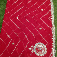 GEORGETTE GOTA PATTI SAREE