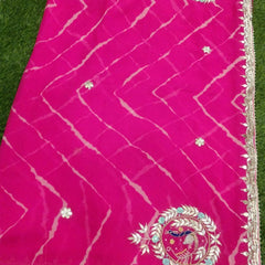 GEORGETTE GOTA PATTI SAREE