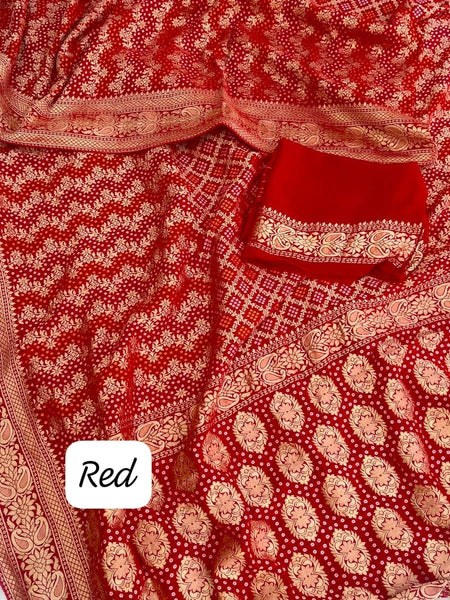 KHADDI GEORGETTE SAREE
