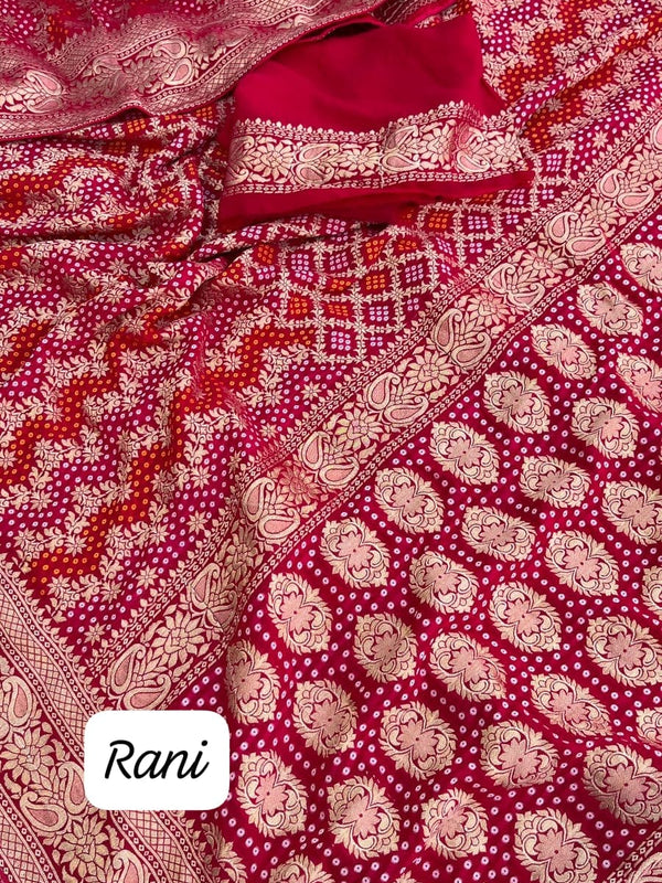 KHADDI GEORGETTE SAREE
