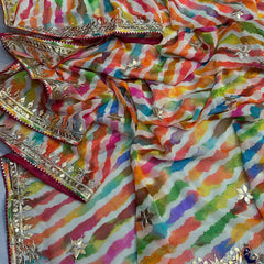 60GM GEORGETTE GOTA PATI SAREE