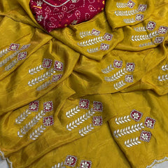 PURE COSMOS SILK SAREE