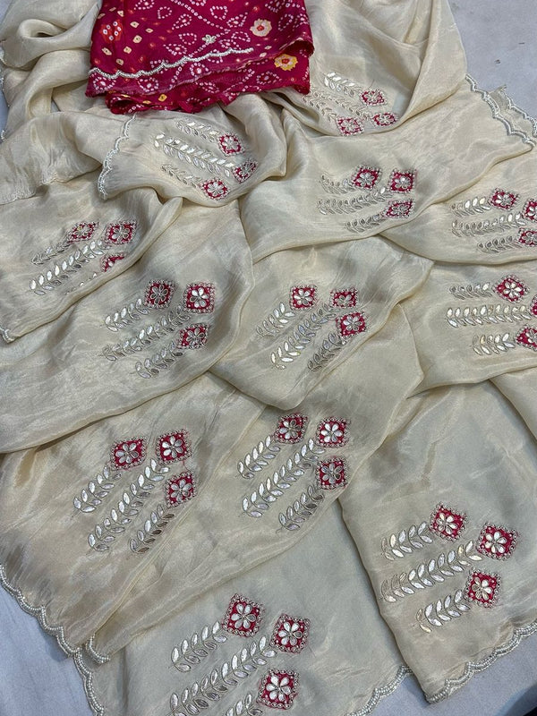 PURE COSMOS SILK SAREE