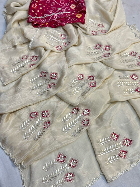 PURE COSMOS SILK SAREE