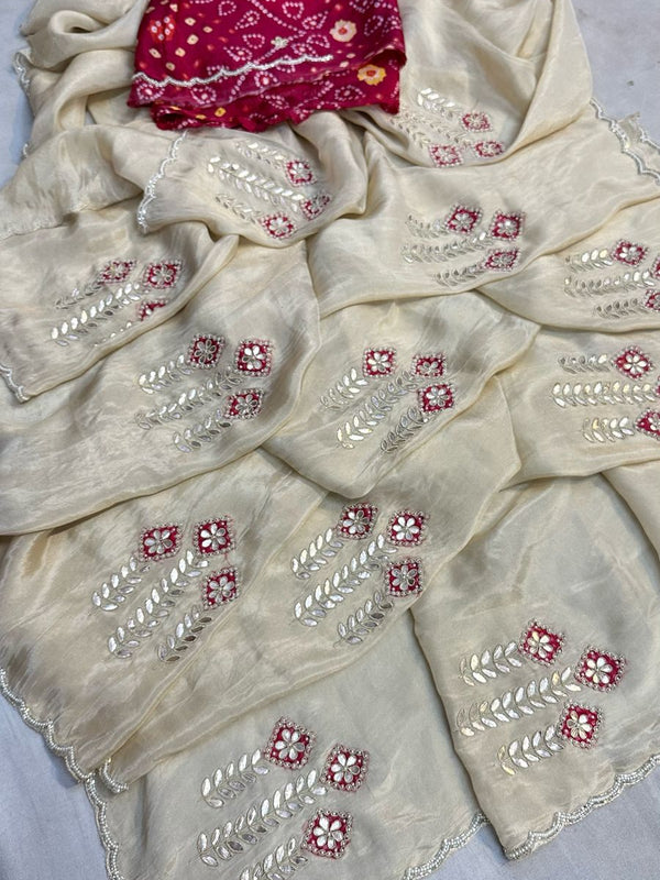 PURE COSMOS SILK SAREE