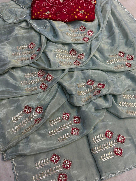 PURE COSMOS SILK SAREE