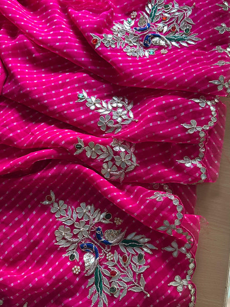 MOTHRA GOTA PATTI WORK SAREE