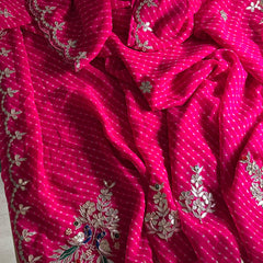 MOTHRA GOTA PATTI WORK SAREE