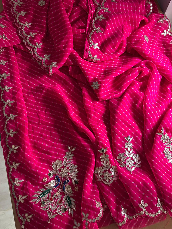 MOTHRA GOTA PATTI WORK SAREE