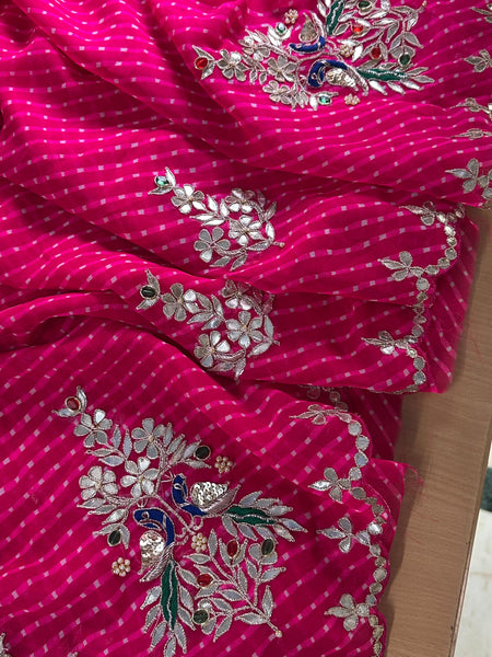 MOTHRA GOTA PATTI WORK SAREE